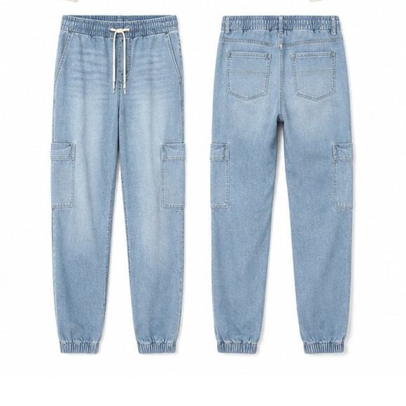 Sonoma Goods for Life Pants - Sonoma Goods For Life Chambray Cargo Jogger Pants Blue Medium NWOT